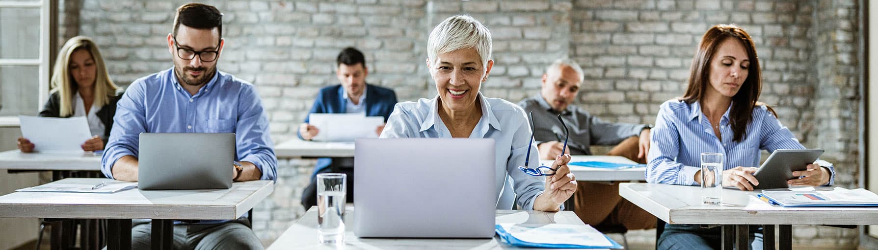 Stagiaires en formation