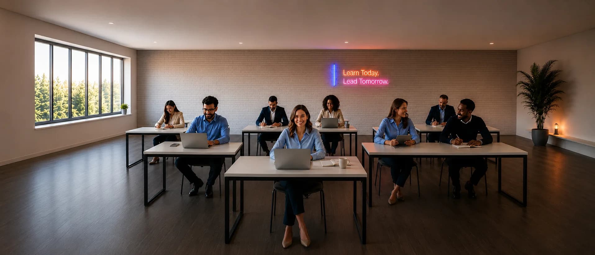 Stagiaires en formation